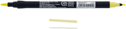 ZIG Art & Graphic Twin Tip brush marker - Pale Yellow