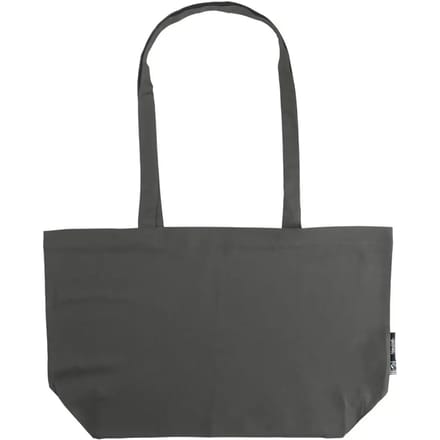 Neutral Shopping Bag With Gusset NE90015 - Charcoal - 51 x 32 x 14 cm
