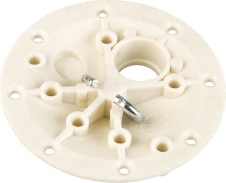 ABB Haf 3541 centraaldoosdeksel - Haakdeksel voor inbouwdozen - Ø 68 mm