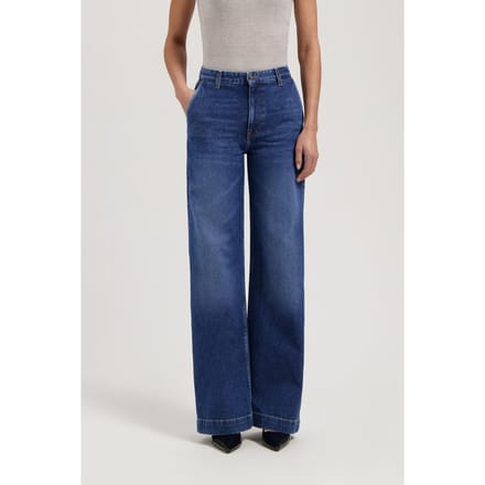 Mud Jeans June Mid Flare Fresh Fade Größe: W27L34 | Ausgestellte Hosen Outlet | Damen