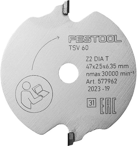 Festool DIA 47x2,5x6,35 T2 Voorritszaagblad - 577962