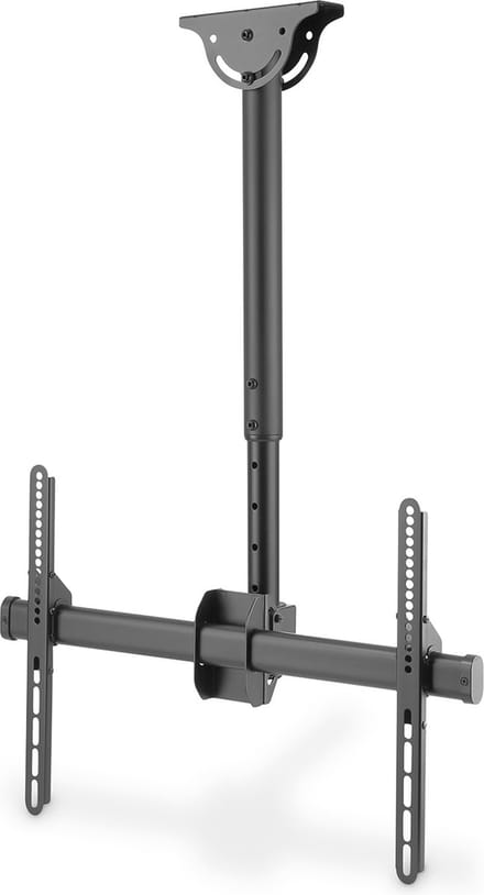 DIGITUS Universal TV Ceiling Mount with Telescopic Height-Adjustment - Max 50 kg - recommended for 70"