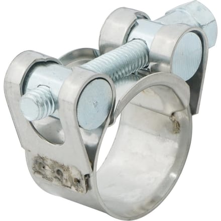 23 - 25 mm Slangklem van Rvs 430 met een 18 mm band - Norma [2 Stuks]