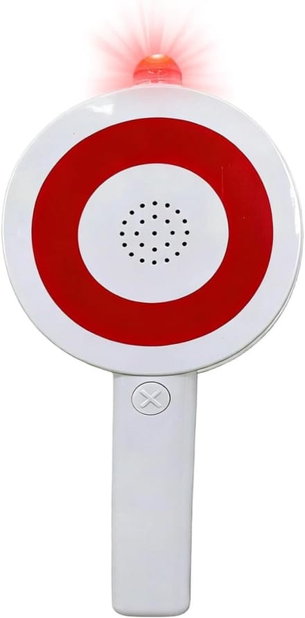 Stempeddels - Antwoord paddles - Interactieve quiz - Dubbelzijdig lichtbord - 10x20.2cm - Niet gespecificeerd
