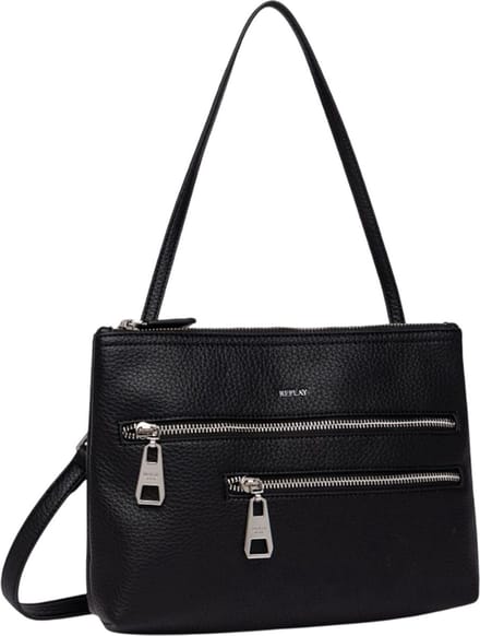 REPLAY Schoudertas Shoulder Bag Black Zwart