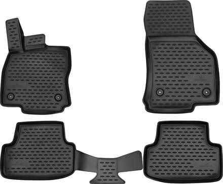 Walser Rubberen Voetmatten XTR geschikt voor Audi A3 04/2012-2016 - Sportback 09/2012-2016