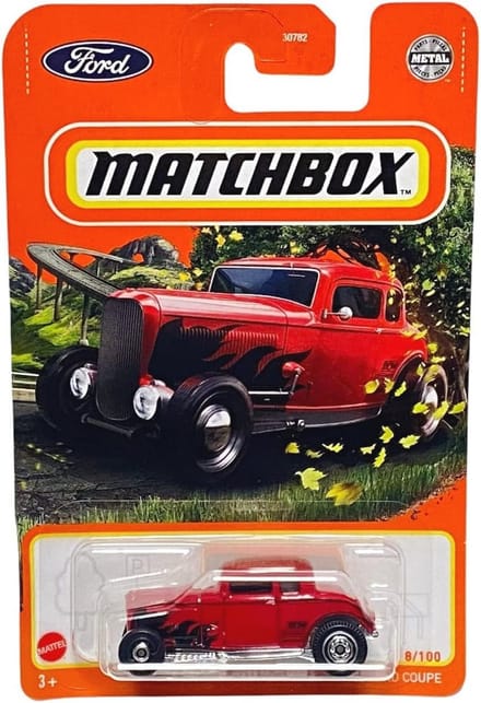 Luciferdoosje 1932 Ford Coupe 1:64 (Rood)