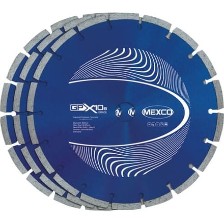 Mexco diamantschijven universeel 230x22,2mm (3 Stuks)