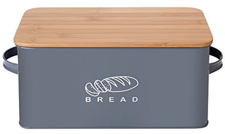 Broodbak met Bamboe Deksel - Keukenopberger voor Vers Brood