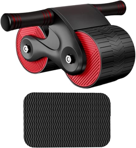 Buikspierwiel - Ab Roller - Buikspieren Trainen - Automatische Rebound - 37 cm - Blauw