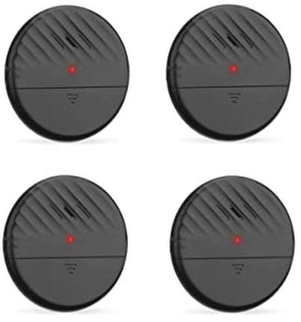Trillingssensor Alarm voor Deuren en Ramen - 4 Packs - 125dB Luid - Veiligheidssensor met LED Indicator