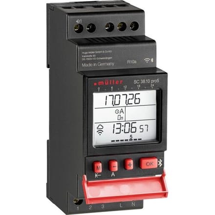 Müller SC 38.10 pro5 Schakelklok Digitaal 12 V DC/AC, 24 V DC/AC 600 W