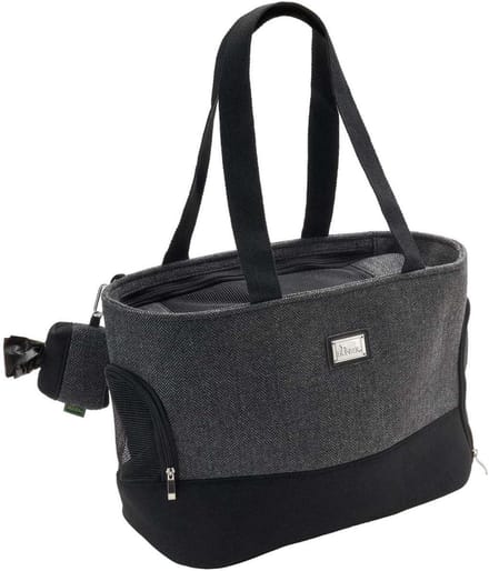 Modieuze Hondendraagtas en Transporttas voor Katten (40x20x30 cm) - Grijs