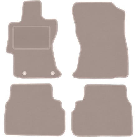 Beige veloursmatten voor: Subaru XV II SUV (2019-)