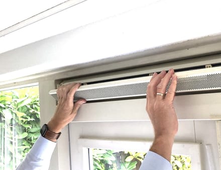 WindowSafePlus - pollenwerend horrengaas voor ventilatierooster 10,5cm x 160cm