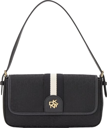 DKNY Schoudertas Carol Shoulder Bag BK Logo - BK Zwart