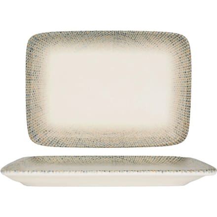 Bonna Serveerschaal - Sway - Porselein - 23x16 cm - set van 2
