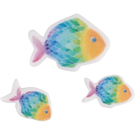 Wasmotief "Regenboogvis"