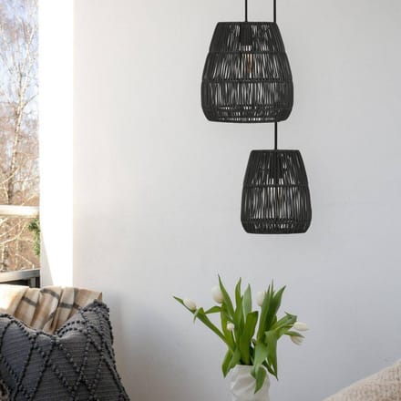 PR Home Saigon buiten hanglamp zwart Ø18cm kabel 2,5m