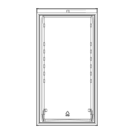 AEG Witte koelkastdeur - 538x1032mm 2256555018