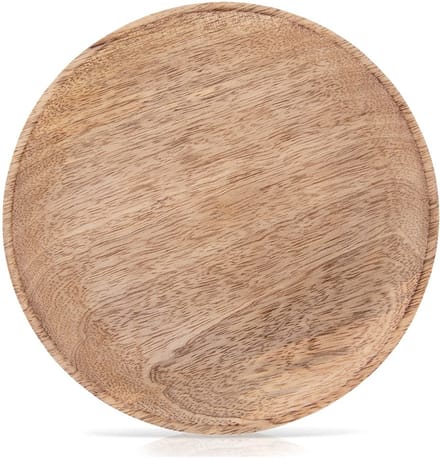 Serveerbord Houten MANGO 20 cm - Dienblad - Bord - Plateau