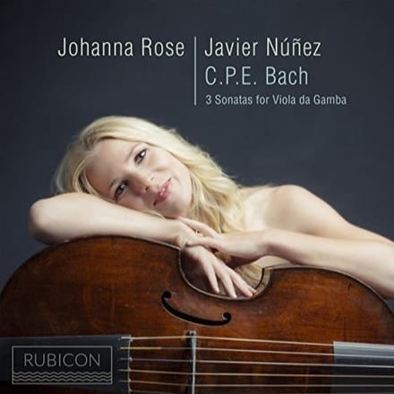 Johanna Rose & Javier Núnez - C.P.E. Bach: 3 Sonatas For Viola Da Gamba (CD)