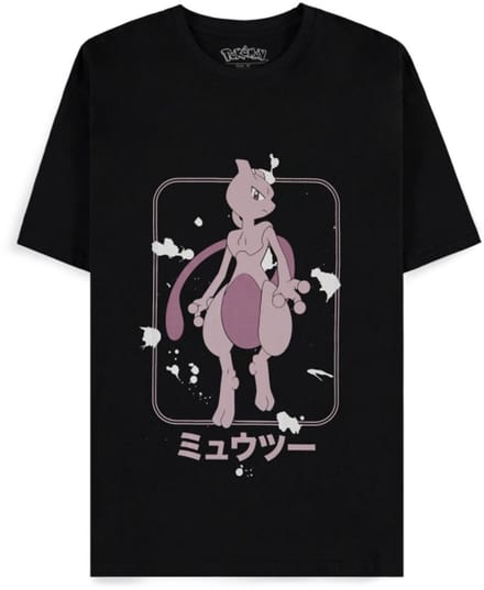 Pokémon - Mewtwo Heren T-shirt - M - Zwart