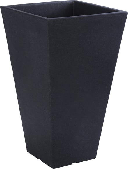 In & Out Deco Bloembak- Bloempot kunststof - hoog 55 cm - vierkant 35 cm