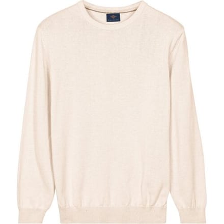 Baileys Trui Crew Neck Solid Color Cotton Knit Shell / male