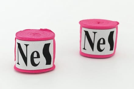 Nes Boksbandage - boxing handwraps- Boks Wraps - Boksbandages - Kickboks bandage - Roze - 4,50 meter