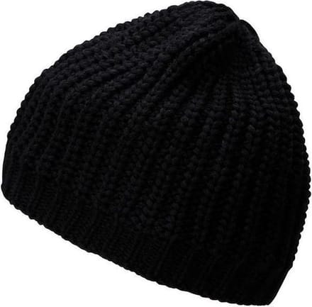 Myrtle Beach - Unisex Wintersport Muts (Zwart/Zwart)