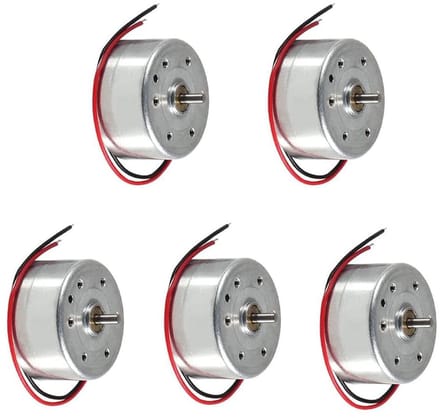Mini Motor 5pcs DC 1.5V-3V-4.5V-6V-9V voor Educatieve Experimenten en DIY Projecten - 6500 rpm