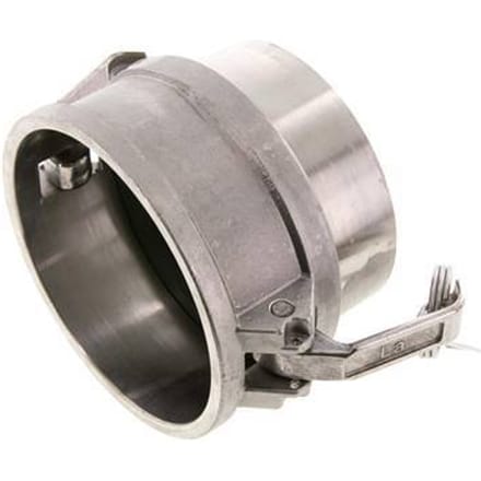 Camlock DN 90 (4'') Koppeling RVS met lasuiteinde (114.3 mm) Type B (AS) MIL-C-27487