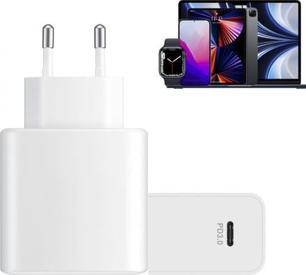 45w Super Fast Power Adapter - Usb C oplader - Usb C adapter - Super Fast Charger - 45w usb C stekker