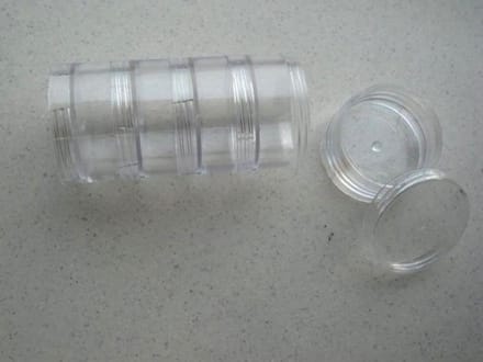 Storage Boxes, 5 pcs/ stackable set, 50mm
