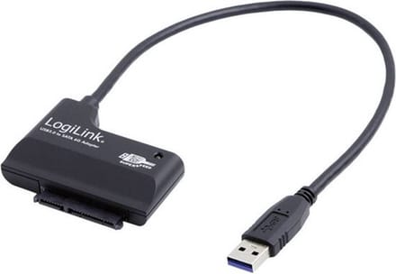 LogiLink USB 3.2 Gen 1 (USB 3.0) Adapter [1x SATA-combi-bus 15+7-polig - 1x USB 3.2 Gen 1 stekker A (USB 3.0)] AU0013