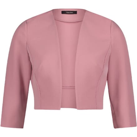 Regular fit blazer met 3/4-mouw