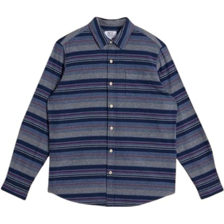White Stuff Horizontal Stripe Shirt Dark Navy Größe: L | Casual hemden Outlet | Herren | Blau