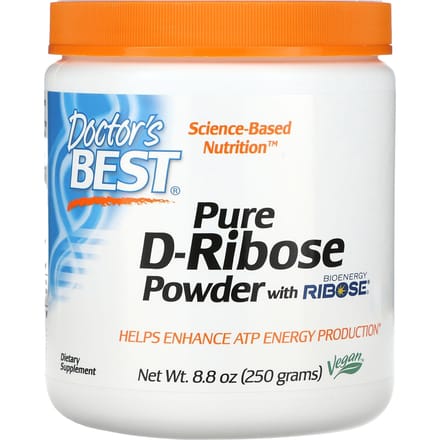 Doctor's Best, Poudre de D-Ribose Pure, 8,8 oz (250g)