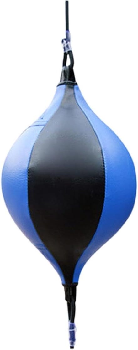 Boksbal - Trainingsbal - Reflex Training - Dubbel genaaid - 40 centimeter - Zwart