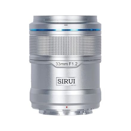 Sirui Sniper AF 33mm f/1.2 metaal  zilver Sony E-bevestiging