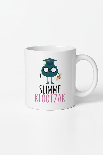 Slimme Klootzak Mok - Cadeau voor Geslaagde Studenten - 330ml