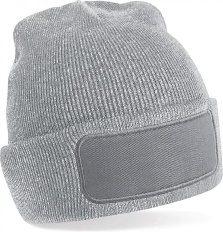 Beechfield Original Patch Beanie B445 - Heather Grey - One size