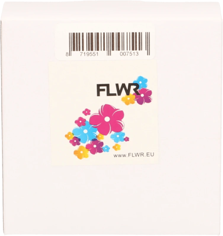 FLWR - Labelprinterrol / DK-11204 / Wit - Geschikt voor Brother