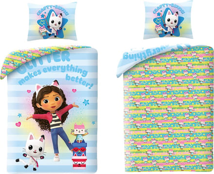 Gabby's Dollhouse Dekbedovertrek - Eenpersoons - 140 x 200 cm - Meerkleurig