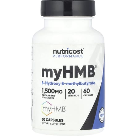 Verbeterde Sportprestaties, Myhmb®, 1.500 mg, 60 Capsules (500 mg per capsule)