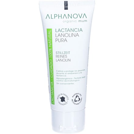 Alphanova LANOLINE PUUR 100% NATUURLIJK | ALPHANOVA ORGANIC MUM 40 Huidcrème