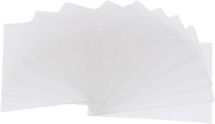 Vervangende Laslenzen - Beschermende Lenzen - Helm Onderhoud - Complete Set - 20 Stuks - Transparant