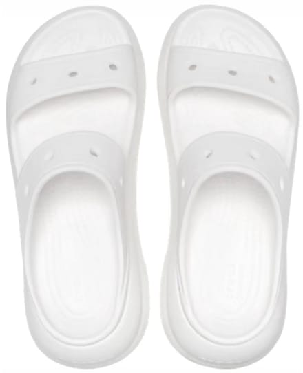 Crocs Classic Crush Sandal White Blanc Maat 43/44 US M!0/W12