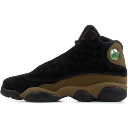 Jordan 13 Retro Olive GS 884129-006 36 black